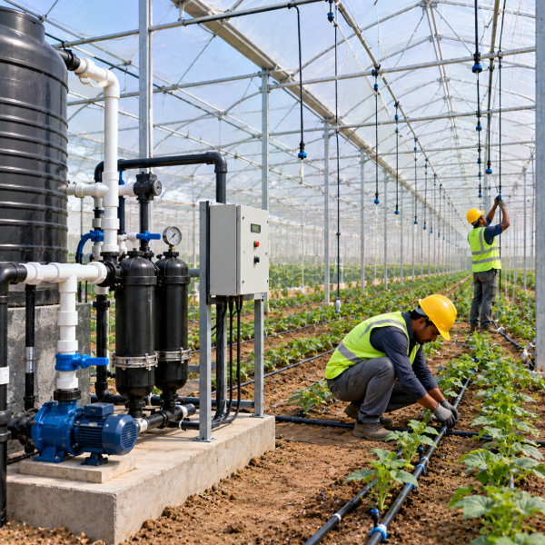 Irrigation Structure Installation