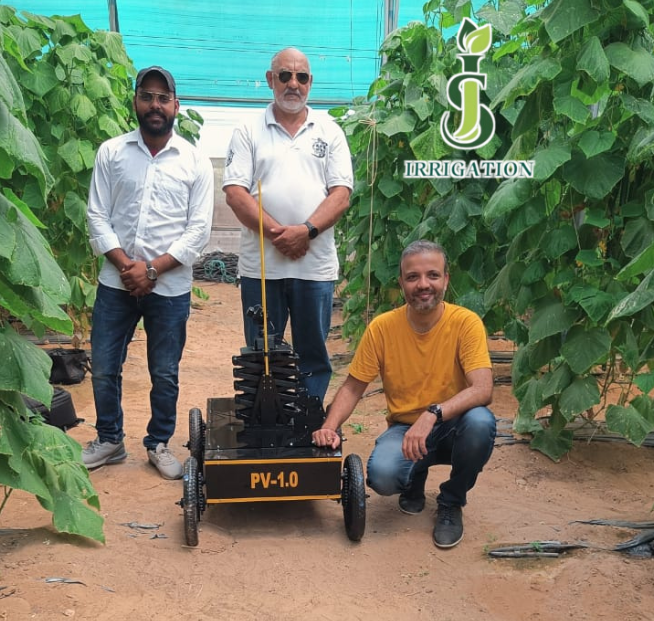 Inside a Jai Shri Irrigation greenhouse